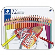 72 Matite colorate esagonali in scatola di metallo 72 Matite colorate esagonali in scatola di metallo